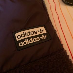 Purple adidas pants